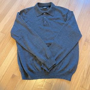 Jos A Bank 100% Merino Wool Sweater Size M